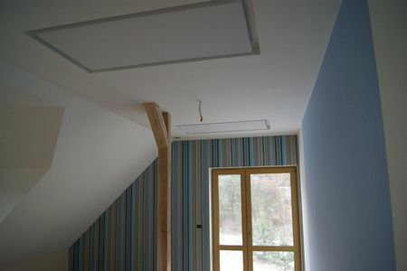 dom Rokietnica panel grzewczy wbudowany w podwieszony sufit