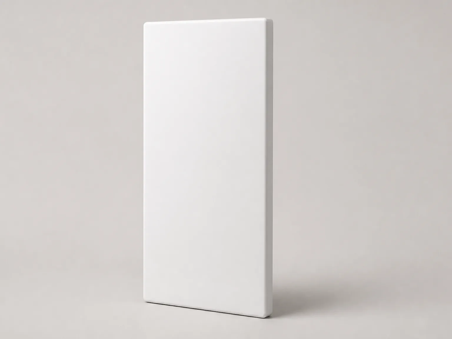 Biały panel grzewczy na podczerwień 150 W, 30 × 60 cm — wizualizacja